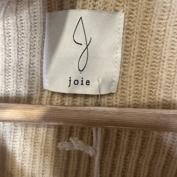 JOIE CROPPED TIE-FRONT CARDIGAN - O/S - NWT - Picture 6 of 8